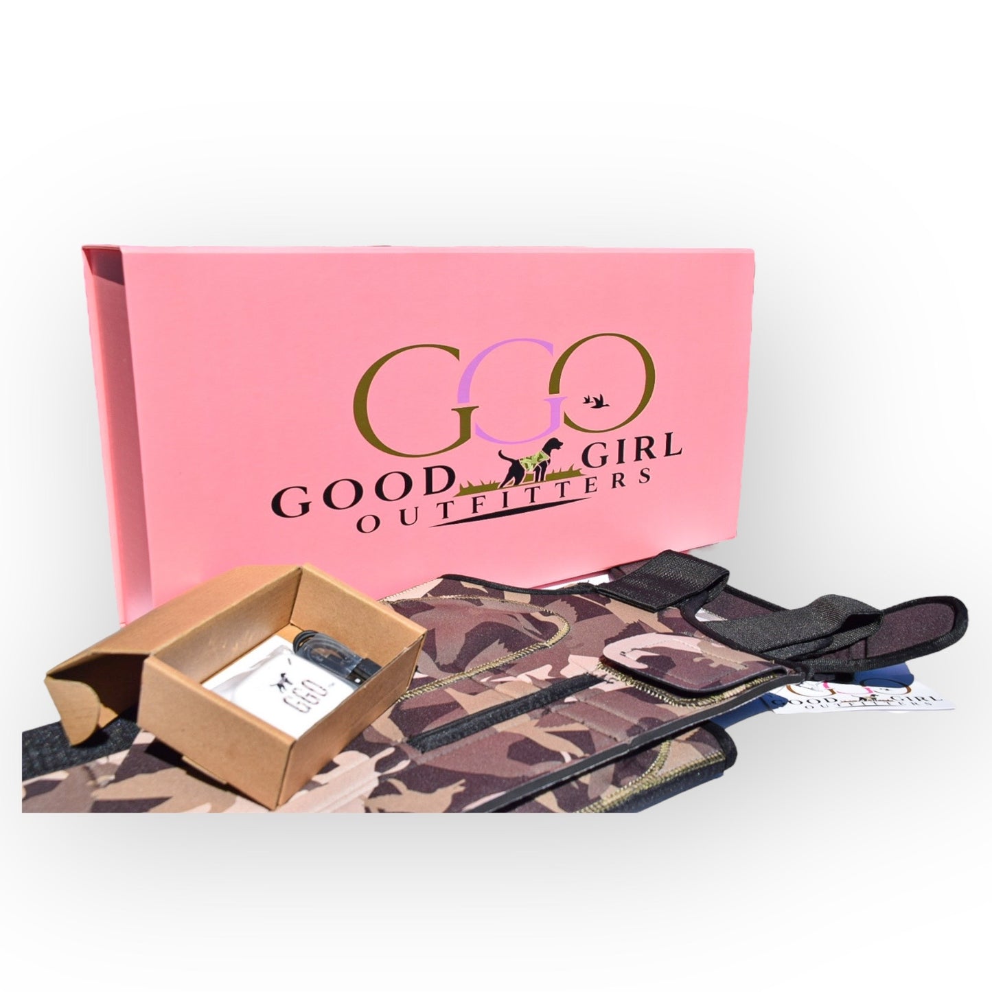Good Girl Outfitters Guardian Dog Vest w/ Built-in GPS Tracker (PINK)