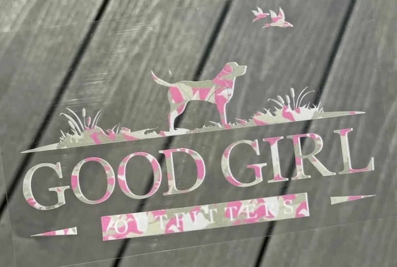 GGO Pink Camo Decal