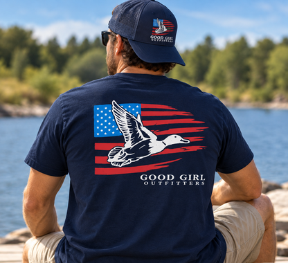 Flag/Mallard Short sleeve T-Shirt