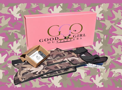 Good Girl Outfitters Guardian Dog Vest w/ Built-in GPS Tracker (PINK duck camo chest interior))